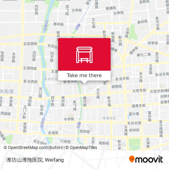 潍坊山潍拖医院 map