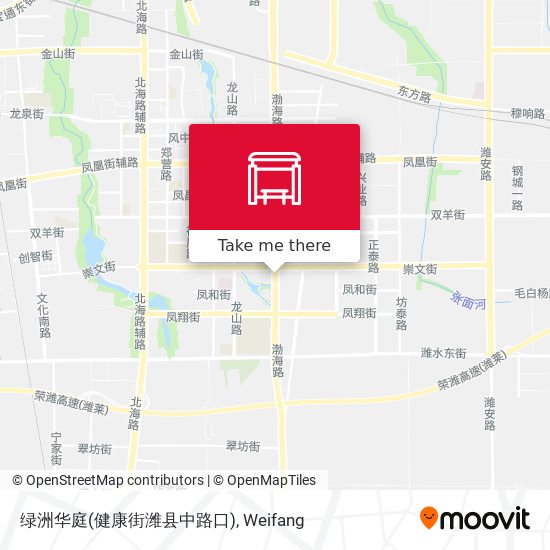 绿洲华庭(健康街潍县中路口) map