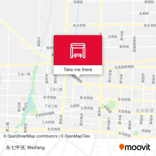 东七甲张 map