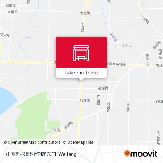 山东科技职业学院东门 map