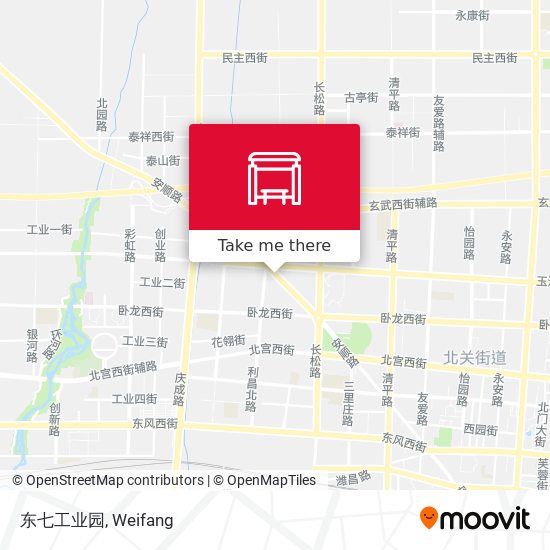 东七工业园 map