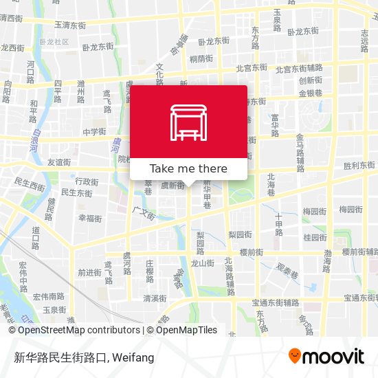 新华路民生街路口 map