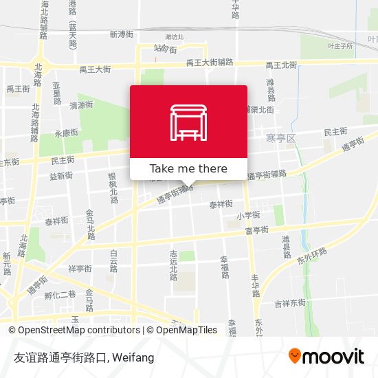 友谊路通亭街路口 map