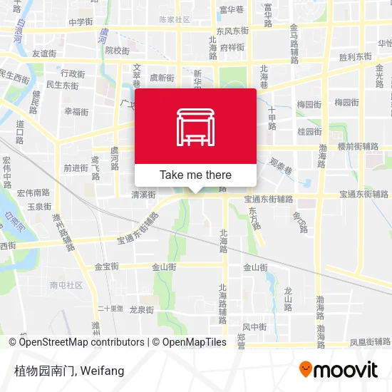 植物园南门 map