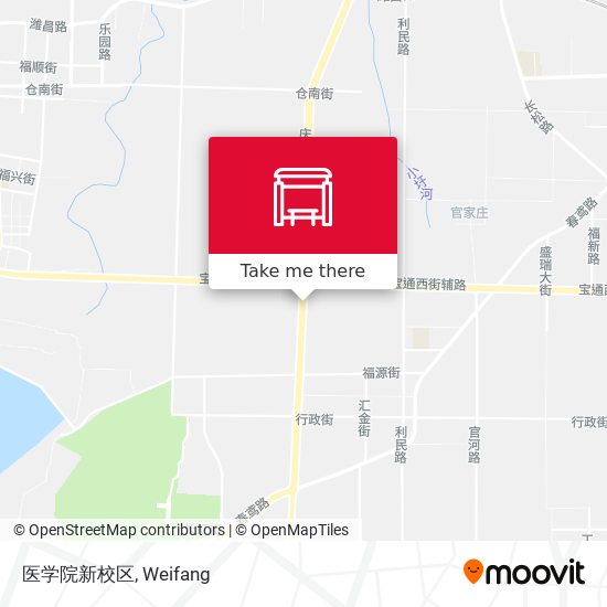 医学院新校区 map