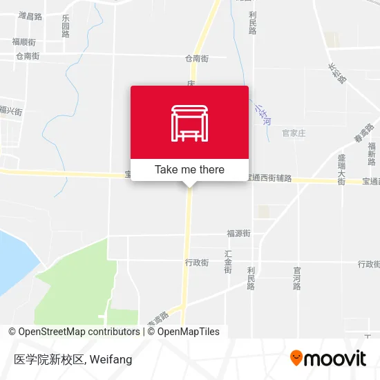 医学院新校区 map