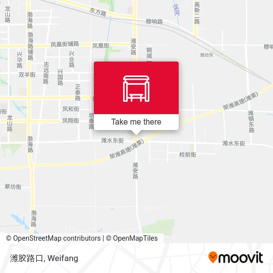 潍胶路口 map