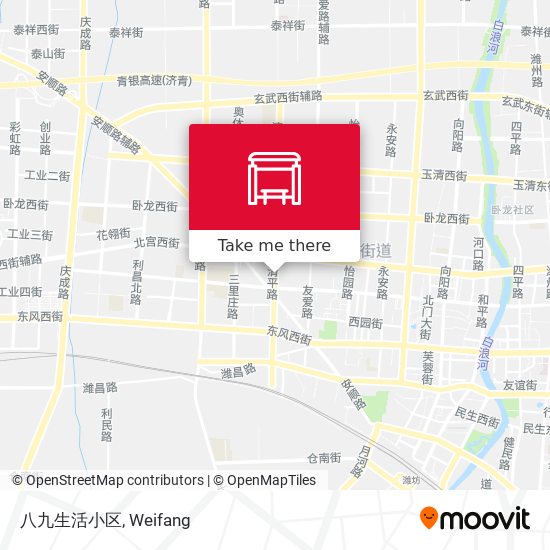 八九生活小区 map