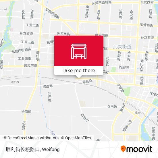 胜利街长松路口 map
