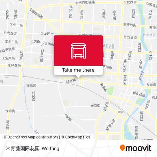 常青藤国际花园 map