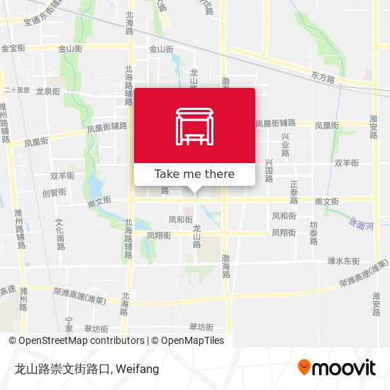 龙山路崇文街路口 map