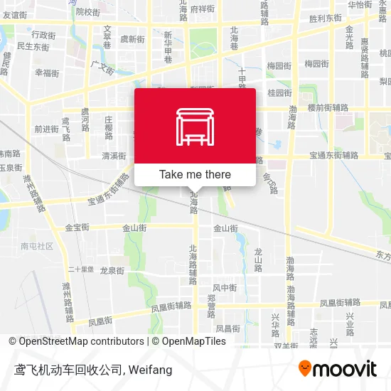 鸢飞机动车回收公司 map
