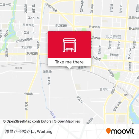 潍昌路长松路口 map