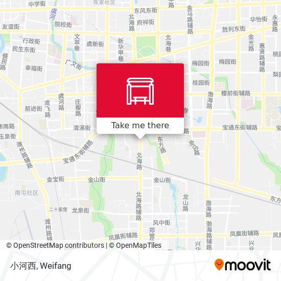 小河西 map