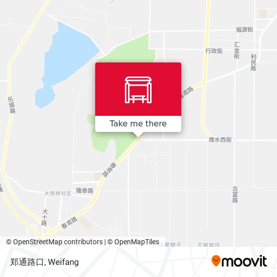 郑通路口 map