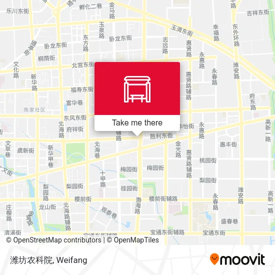 潍坊农科院 map