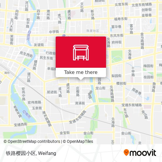 铁路樱园小区 map