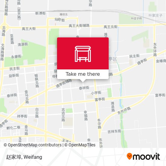赵家埠 map
