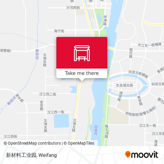 新材料工业园 map