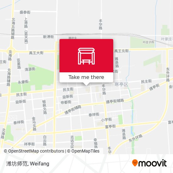 潍坊师范 map