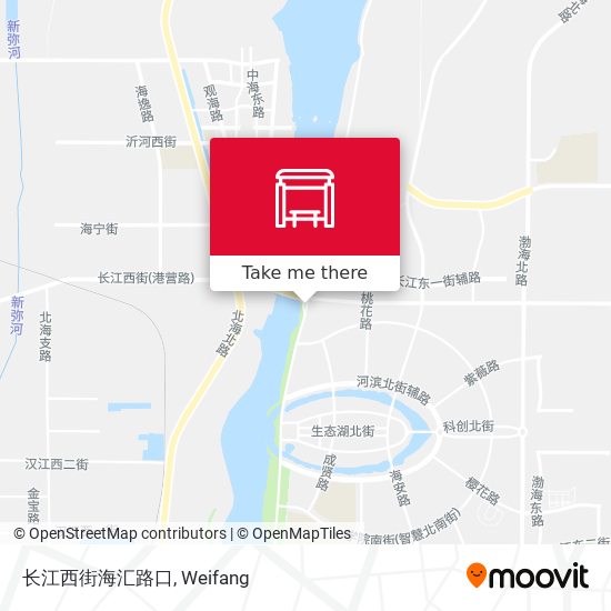 长江西街海汇路口 map