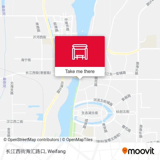 长江西街海汇路口 map