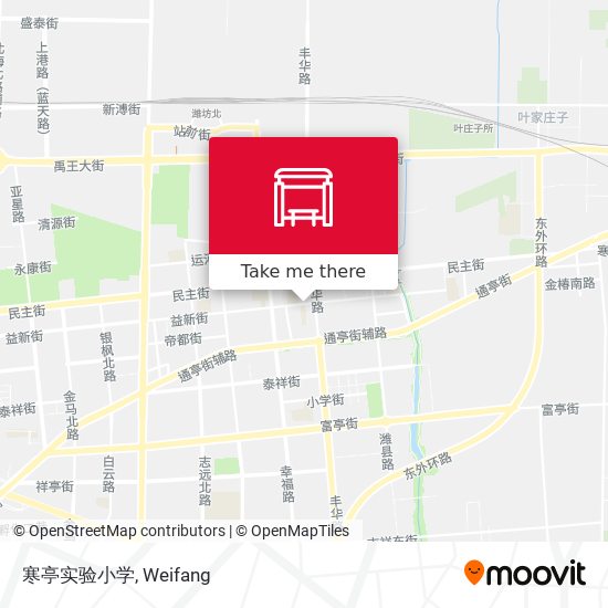 寒亭实验小学 map