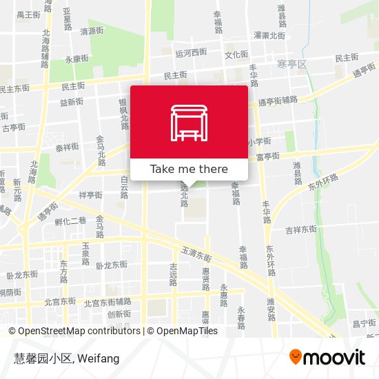 慧馨园小区 map