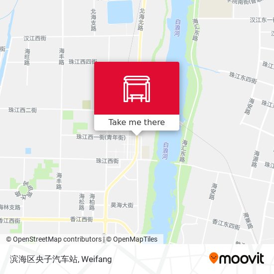 滨海区央子汽车站 map