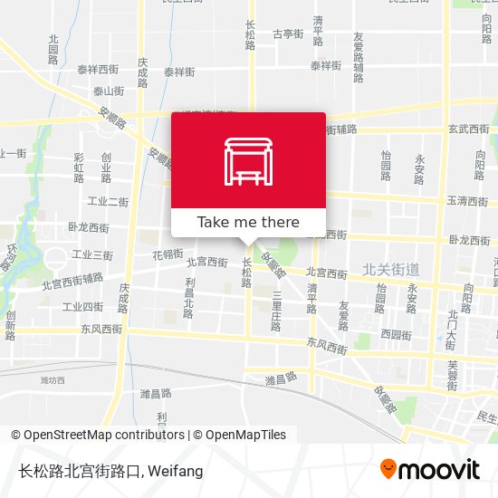 长松路北宫街路口 map