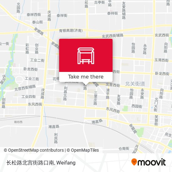 长松路北宫街路口南 map
