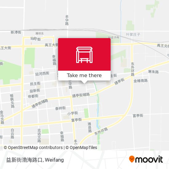 益新街渤海路口 map
