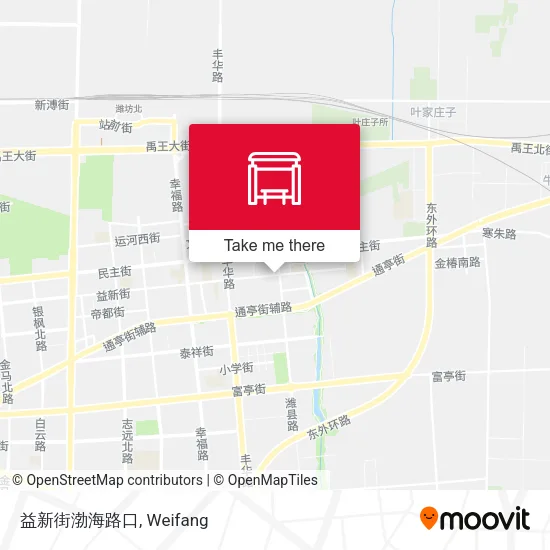 益新街渤海路口 map