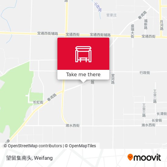 望留集南头 map