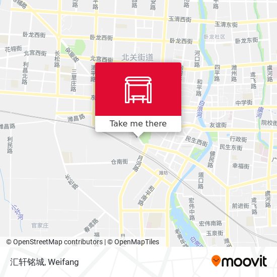 汇轩铭城 map