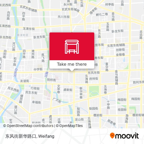 东风街新华路口 map