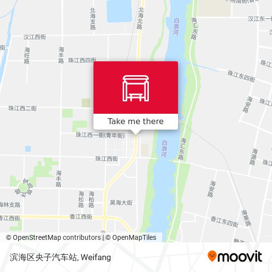 滨海区央子汽车站 map