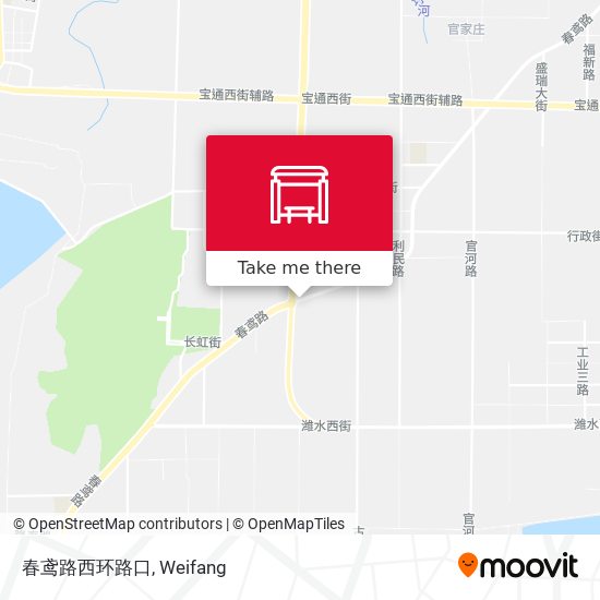 春鸢路西环路口 map