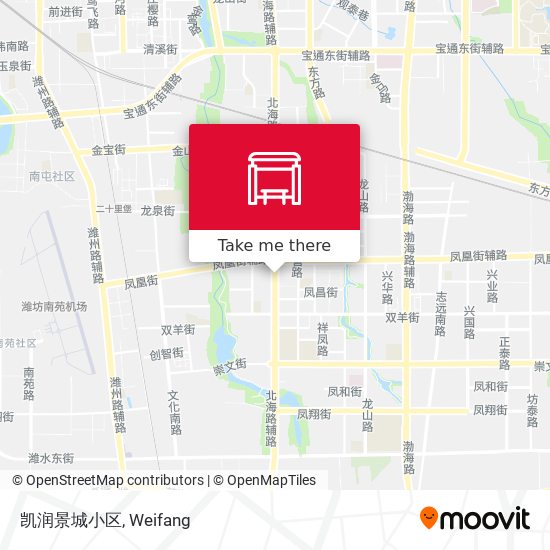 凯润景城小区 map