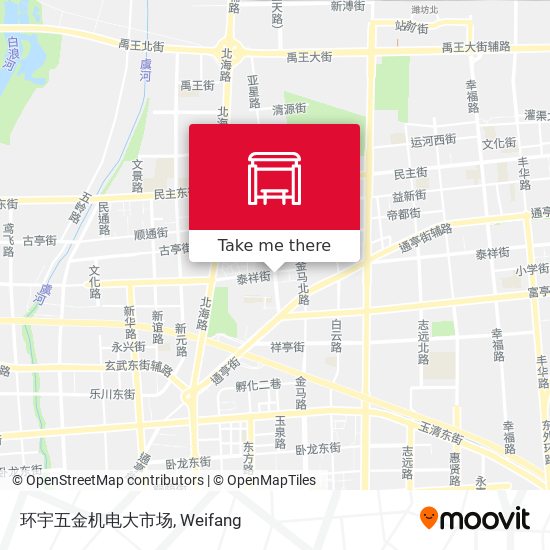 环宇五金机电大市场 map