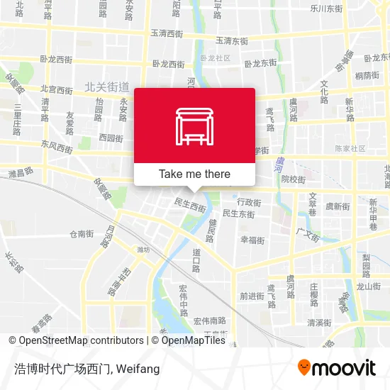 浩博时代广场西门 map