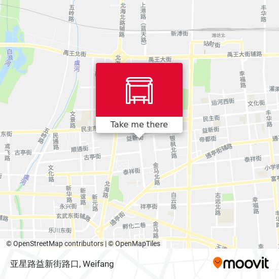 亚星路益新街路口 map