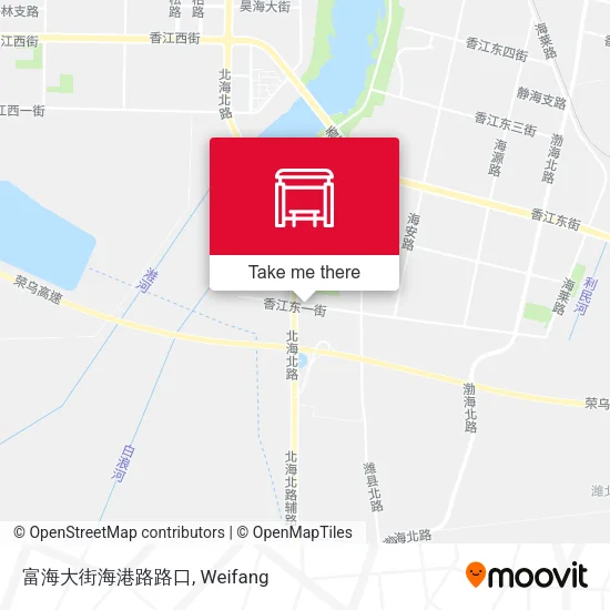 富海大街海港路路口 map