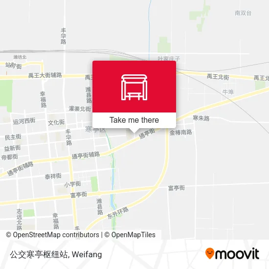 公交寒亭枢纽站 map