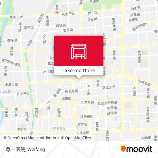 尊一医院 map