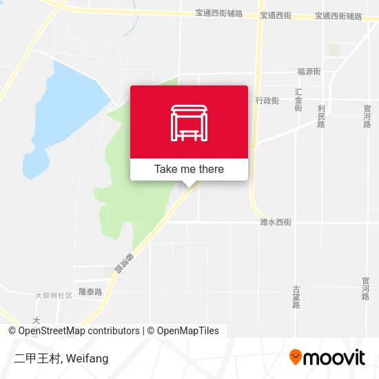二甲王村 map