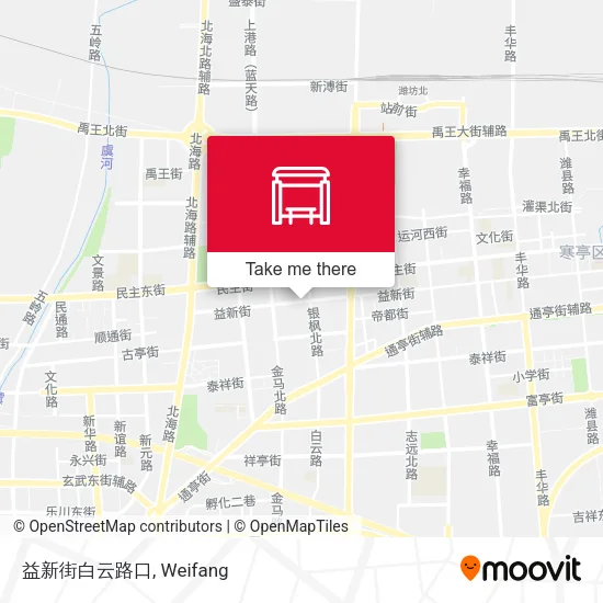 益新街白云路口 map