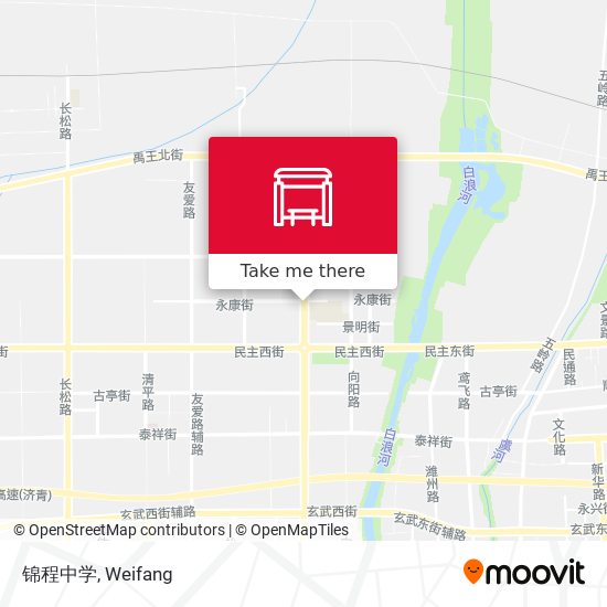 锦程中学 map