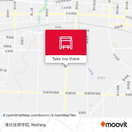 潍坊技师学院 map