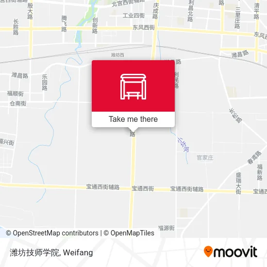 潍坊技师学院 map